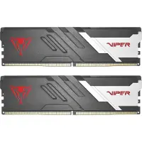 Patriot Memory Patriot Viper Venom DDR5 series - DDR5 - sats - 32 GB: 2 x 16 GB - DIMM 288-pin - 6400 MT/s / PC5-51200 - CL32 - 1.4 V - ej buffrad - on-die ECC - silver, röd, mattsvart