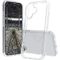 JT BERLIN BackCase Pankow Clear Backcover Apple iPhone 16 Plus Transparent Induktiv laddning 11087
