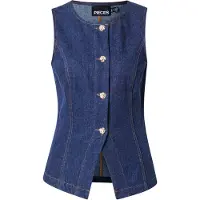 Pieces Väst 'PCFABIA' blå denim