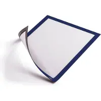 Durable Magnetram A4 magnetisk | Duraframe | blå | 5st
