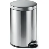 Durable 340223 340223 Papperskorg 20 l Rostfritt stål Silver 1 st