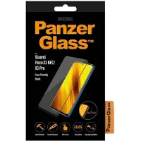 PanzerGlass - Skärmskydd för mobiltelefon - lämplig för fodral - glas - ramfärg svart - för Xiaomi POCO X3 NFC