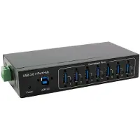 EXSYS Sonstiges USB-Gerät USB-hubb Svart