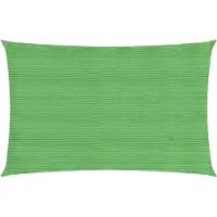 vidaXL Solsegel 160 g/m² ljusgrön 4x7 m HDPE