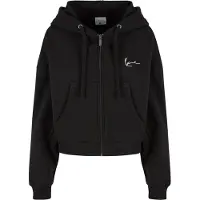 Karl kani Sweatjacka 'Essential' svart / vit