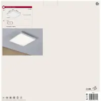 Paulmann Velora 79817 LED-panel 16.8 W Varmvit Matt vit