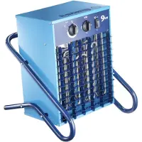 El-Björn VF 9, Elektrisk värmefläkt, 2 m, IP44, CE, inomhus, Blå