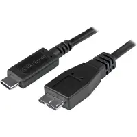 StarTech.com USB-kabel USB 3.1 Gen2 0 mm Svart Skärmad USB31CUB50CM