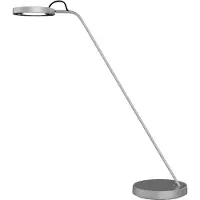 Unilux EyeLight, Grå, Akrylnitrilbutadienstyren (ABS), Gjuten aluminium, Plast, Hemmakontor, Kontor, 1 lampor, 5 W, LED