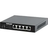 Intellinet 5-Port 2,5G Ethernet PoE+ Switch 4xPSE PoE+ Ports 55 W PoE-Leistungsbudget Nätverks-switch IEEE802.3af (15,4 W), IEEE802.3at (30 W)
