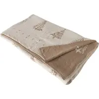 Boltze Home filt med julgran MARTJE, 170 x 120 cm