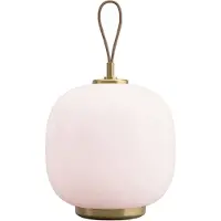 Louis Poulsen Bordslampa , Rosa / ljusröd, Vardagsrum, Glas