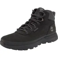 Timberland för män. TB0A1ZPU0151 Läderskor Field Trekker Mid Lace Up svart (41.5), Hud, Karta, Nyckelband, Casual