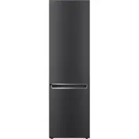 LG GBB92MCBAP - Kylskåp/frys - bottenfrysskåp - bredd: 59.5 cm - djup: 67.5 cm - höjd: 203 cm - 384 liter - Klass A - mattsvart