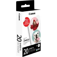 Canon ZINK fotopapper Ø 33mm | självhäftande | 20 ark