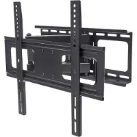 Manhattan 461252 TV-väggfäste 81,3 cm (32) - 139,7 cm (55) Tiltbar, Svängbar Passar Curved TV, Variabelt väggavstånd, Justerbart stag