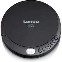 Lenco CD-010 Bärbar CD-spelare CD, CD-RW, CD-R Batteri-laddningsfunktion Svart