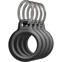 Belkin - Taske til airtag - sort (pakke med 4) - för Apple AirTag