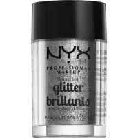 Nyx Glitter Brilliants Face & Body Glitter 2.5 g Nr. 10 - Silver