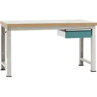 Manuflex WP5407.5021 Arbetsbänk Vattenblå