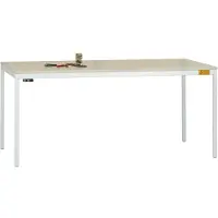 Manuflex LD1116.7035 ESD Arbetsbordmöbel Grå-vit (RAL 7035)
