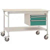Manuflex BB5371.0001 Arbetsbordmöbel Grå, Grön