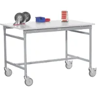 Manuflex BB4051.9006 Arbetsbordmöbel Aluminiumsilver