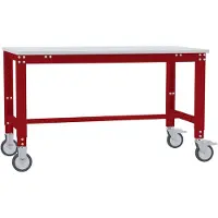 Manuflex AU7309.3003 Arbetsbordmöbel Rubinröd