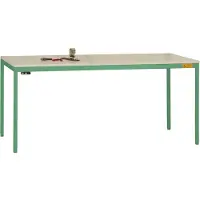 Manuflex LD1113.6011 ESD Arbetsbordmöbel Resedagrön (RAL 6011)