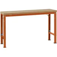Manuflex WP6025.2001 Arbetsbänk grundmodul Rödorange (RAL 2001)