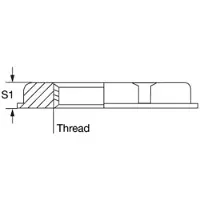 Weidmuller 1772450000 SKMU M16 - K GR stötsäker M16 M16 M16 Mässing Mässing 100 st