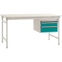 Manuflex BB5261.5021 Arbetsbordmöbel Vattenblå
