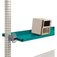 Manuflex AS1713.5021 Lutningsbar hyllkonsol för PACKPOOL packbord, användningsdjup 195 mm. För bordsbredd 1750 mm