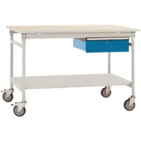 Manuflex TP5341.5007 Arbetsbordmöbel Briljantblå (RAL 5007)