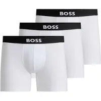 BOSS för män. 50544272 Set 3 Boxers One vit (XL), Hemkläder, Bomull