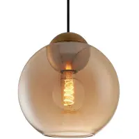 Halo Design Taklampa , Orange, Matsal, Glas