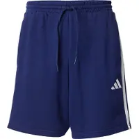 Adidas Sportbyxa 'Essentials' mörkblå / vit
