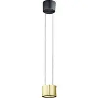 BANKAMP Pendellampa Luce elevata Impulse Flex, dimbar, Mässing / guld, Vardagsrum / matsal, Aluminium / grå / zink, Design