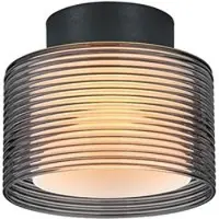 BANKAMP LED taklampa Grand Groove, dimbar, Vardagsrum / matsal, Aluminium / grå / zink, Modern, LED-taklampa