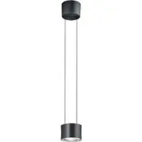 BANKAMP Pendellampa Impulse Flex, dimbar, Svart, Vardagsrum / matsal, Aluminium / grå / zink, Modern