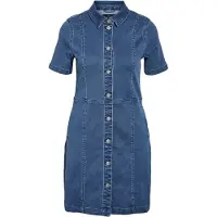 Noisy May Klänning 'Nisa' blå denim