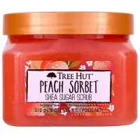 TREE HUT Peach Sorbet Shea Sugar Scrub Kroppsskrubb 510 g