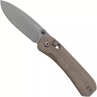 Knafs Co. Lander 3 -00397, Moondust S35VN, Moondust Canvas Micarta pocket knife