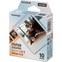 Fujifilm Instax Square-film. 10 bilder. solnedgång