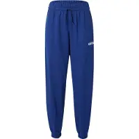 Adidas Sportbyxa 'Essentials' mörkblå / vit