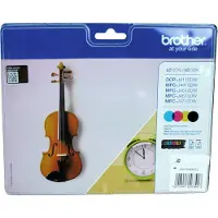 Brother Value Pack Incl. BK/C/M/Y bläckpatrons & DR Security Tag