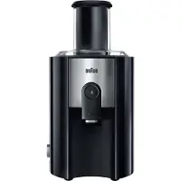 Braun IdentityCollection Multiquick 5 J 500 BK - Råsaftcentrifug - 1.25 liter - 900 W - premiumsvart/rostfritt stål