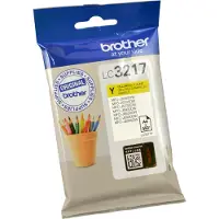 Brother LC3217 Y (gul) blekkpatron 550 sider