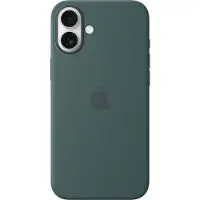 Apple Silikon Baksida MagSafe för iPhone 16 Plus - Lake Green