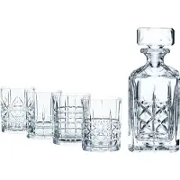 Nachtmann Highland Karaffset 5 Delar - Martiniglas & Cocktailglas Klar
